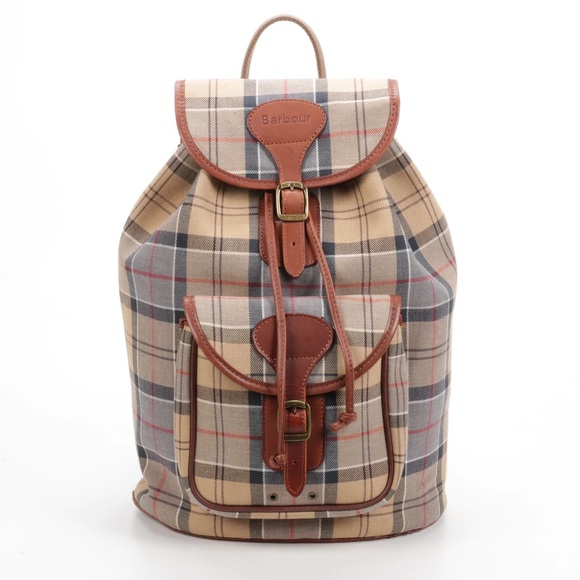 Barbour Handbags - New BARBOUR Plaid Tartan backpack. Perfect for office!